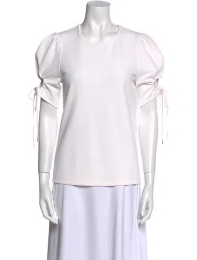 Pre-owned See By Chloé Crew Neck Short Sleeve T-shirt In White