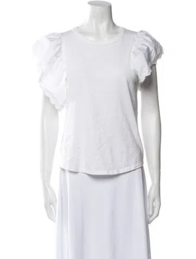 Pre-owned See By Chloé Crew Neck Short Sleeve T-shirt In White