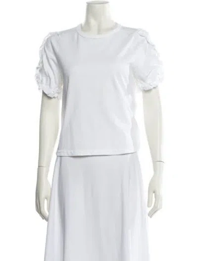 Pre-owned See By Chloé Crew Neck Short Sleeve T-shirt In White