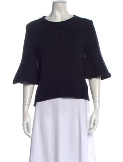 Pre-owned See By Chloé Crew Neck Sweater In Black