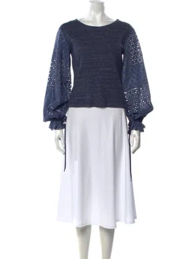 Pre-owned See By Chloé Crew Neck Sweater In Blue