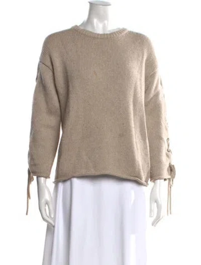 Pre-owned See By Chloé Crew Neck Sweater In Brown