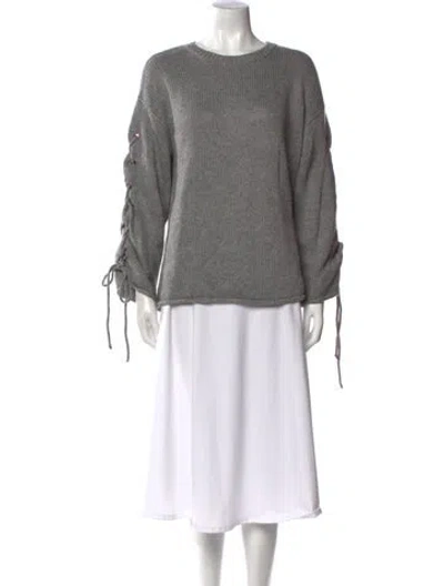 Pre-owned See By Chloé Crew Neck Sweater In Gray