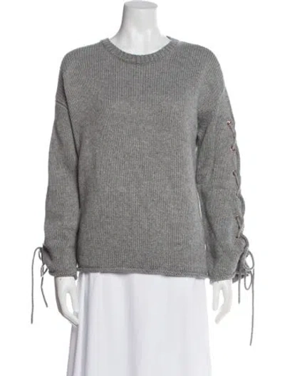 Pre-owned See By Chloé Crew Neck Sweater In Gray