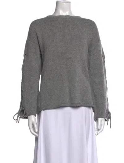 Pre-owned See By Chloé Crew Neck Sweater In Grey