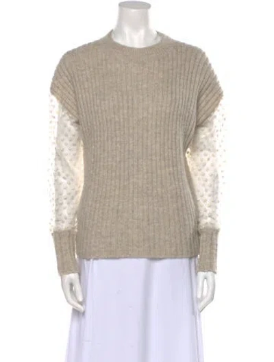 Pre-owned See By Chloé Crew Neck Sweater In Neutral