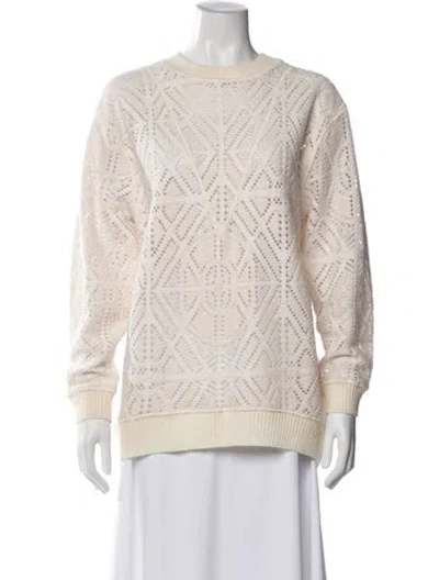 Pre-owned See By Chloé Crew Neck Sweater In Neutral