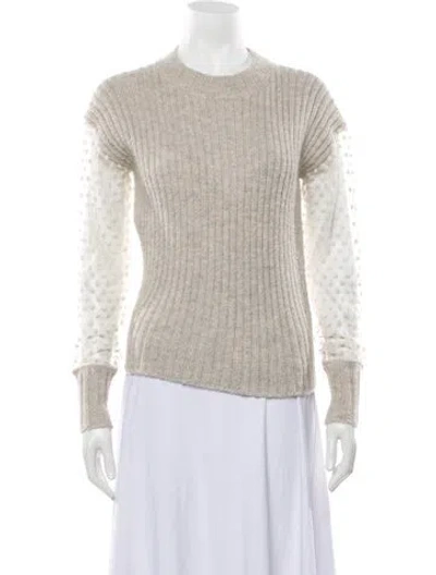 Pre-owned See By Chloé Crew Neck Sweater In Neutrals