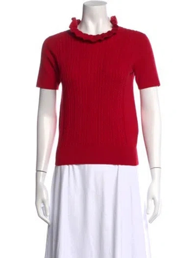 Pre-owned See By Chloé Crew Neck Sweater In Red