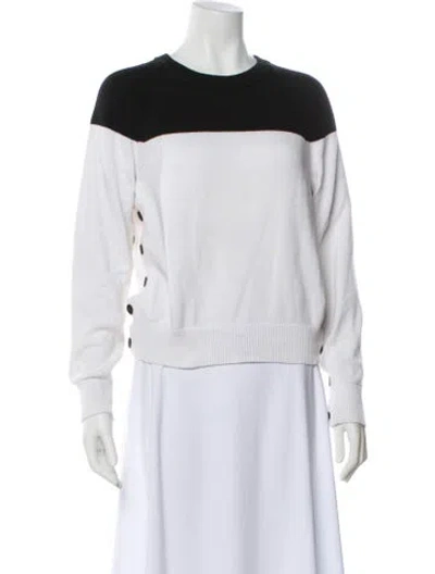 Pre-owned See By Chloé Crew Neck Sweater In White