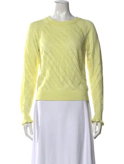 Pre-owned See By Chloé Crew Neck Sweater In Yellow