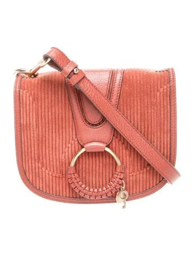 Pre-owned See By Chloé Crossbody Bag In Burgundy