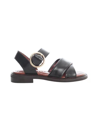 See By Chloé Crossover-strap Sandals In Black