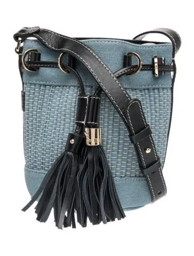 Pre-owned See By Chloé Denim Bucket Bag In Blue