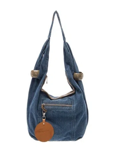 Pre-owned See By Chloé Denim Hobo In Blue
