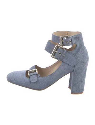 Pre-owned See By Chloé Denim Pumps In Blue