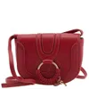See By Chloé See By Chloe Dreamy Red Hana Leather Shoulder Bag In Red