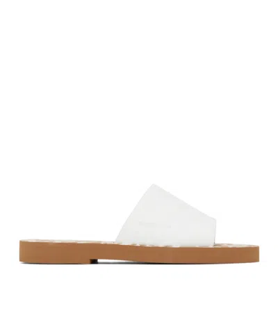 See By Chloé Essie Slide Open-toed Slippers In White