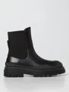 See By Chloé Side Panelled Chunky Sole Ankle Boots In Black
