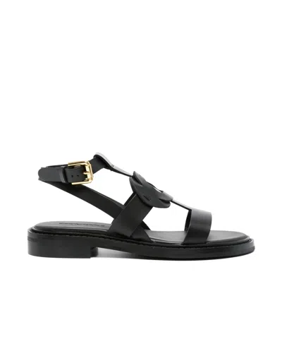 See By Chloé Flat Sandals In Black