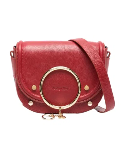 See By Chloé Flip Shoulder Bag In Red