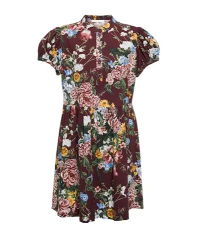 See By Chloé Floral Cotton Minidress In Multicolor