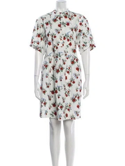Pre-owned See By Chloé Floral Print Knee-length Dress W/ Tags In Multi