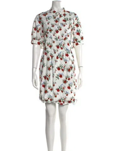 Pre-owned See By Chloé Floral Print Mini Dress In Multi