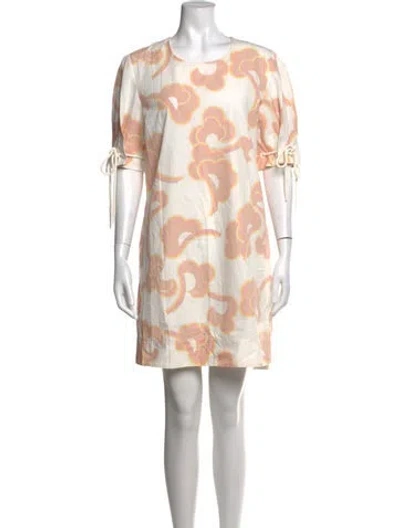 Pre-owned See By Chloé Floral Print Mini Dress In Multicolor