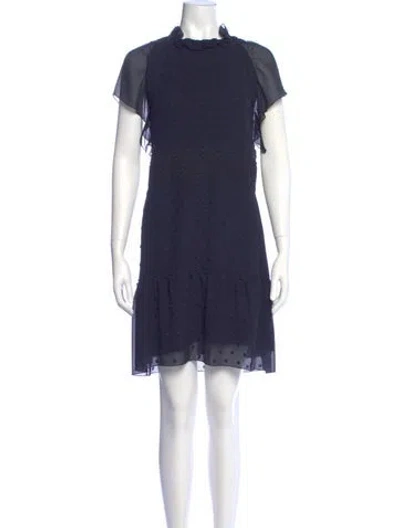 Pre-owned See By Chloé Floral Print Mini Dress In Neutral