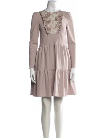 Pre-owned See By Chloé Floral Print Mini Dress In Pink