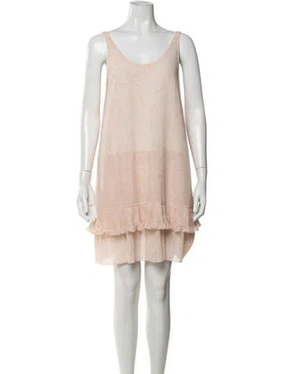 Pre-owned See By Chloé Floral Print Mini Dress In Pink