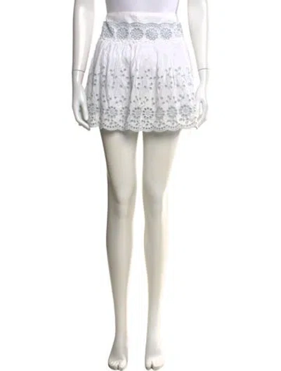 Pre-owned See By Chloé Floral Print Mini Skirt In Multi