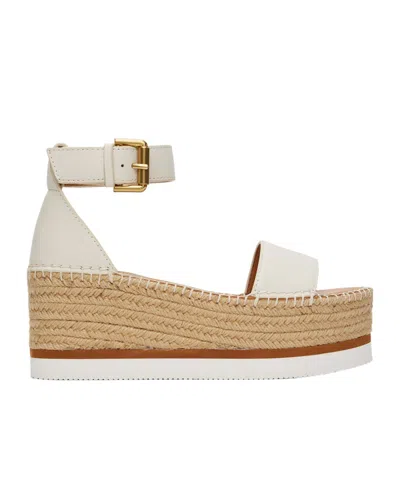 See By Chloé Glyn Buckle High-heeled Sandals In Nude