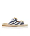 See By Chloé Glyn Buckle Slippers In Nude