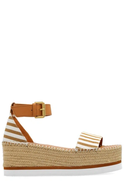 See By Chloé Glyn Platform Sandals In Multi