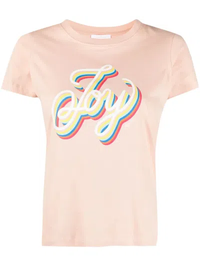 SEE BY CHLOÉ GRAPHIC-PRINT T-SHIRT