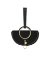 See By Chloé See By Chloe Mara Half Moon Wristlet In Black