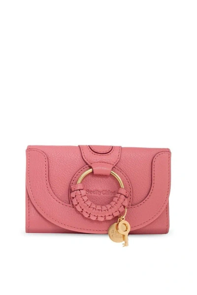 See By Chloé Hana Compact Wallet In Pink