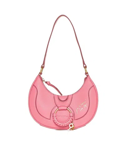 See By Chloé Hana Half Moon Shoulder Bag In Pink