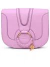SEE BY CHLOÉ SEE BY CHLOÉ HANA HANDBAG IN PINK LEATHER