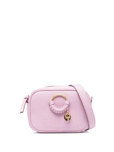 See By Chloé Hana Leather Camera Bag In Violet