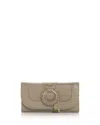 See By Chloé See By Chloe Hana Leather Continental Wallet In Green