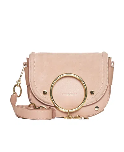 See By Chloé Hana Leather Crossbody Bag In Nude