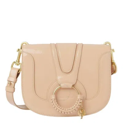 See By Chloé See By Chloe Hana Leather Shoulder Bag In Beige
