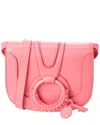 SEE BY CHLOÉ SEE BY CHLOÉ HANA LEATHER SHOULDER BAG