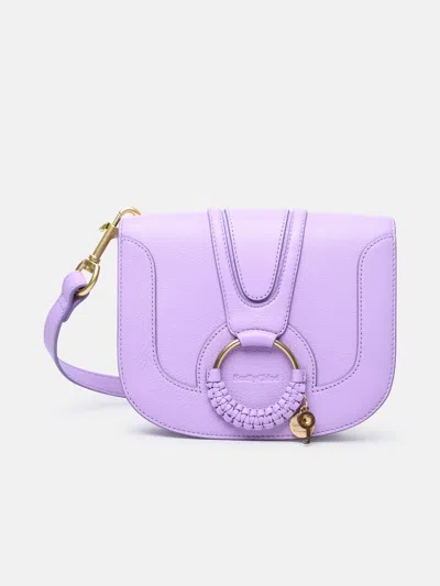See By Chloé 'hana' Lilac Leather Bag In Liliac