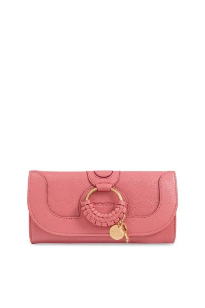 See By Chloé Hana Long Wallet In Pink