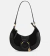 SEE BY CHLOÉ HANA MEDIUM LEATHER AND SUEDE SHOULDER BAG