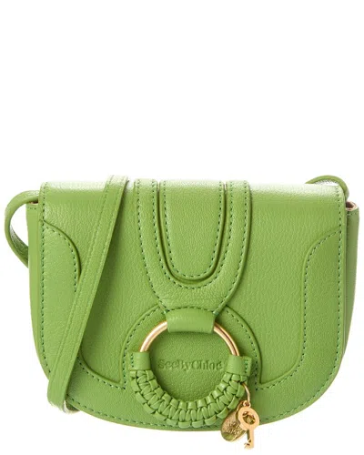 See By Chloé Hana Mini Leather Crossbody In Green